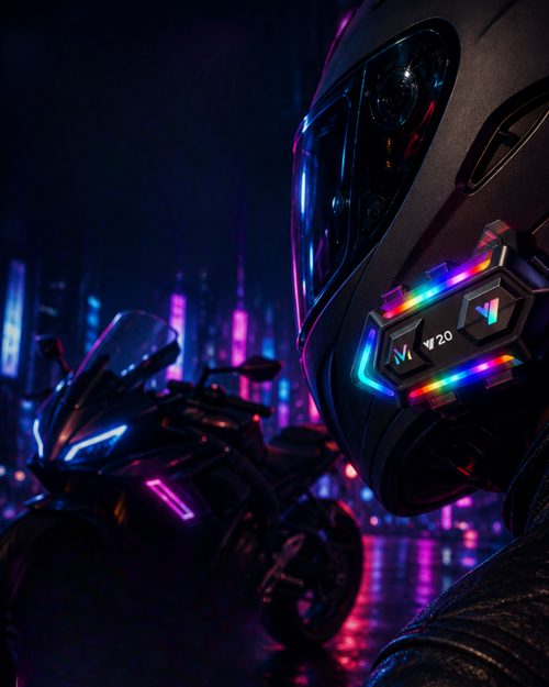 popüler BT5.3 Motosiklet Kask İletişim Sistemi Çift Telefon Destekli 2026