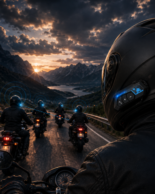 popüler Motosiklet Kaskı İçin Bluetooth Kulaklık Hands Free Çağrı Özellikli 2026