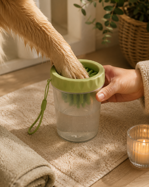 popüler Silikon Fırçalı Köpek Pati Temizleme Kabı Orta ve Büyük Irklar İçin 2026