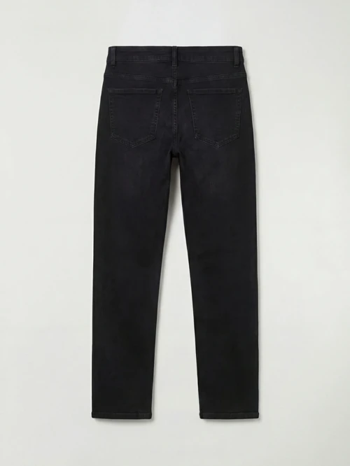 Siyah Regular Fit Erkek Çocuk Jean Pantolon