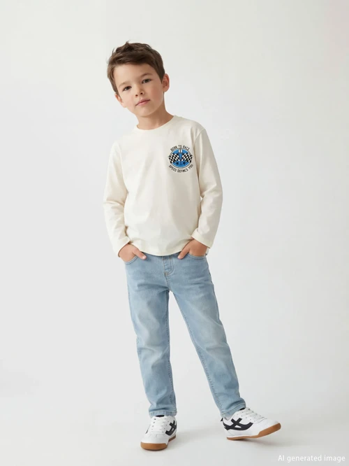 İndigo Erkek Çocuk Slim Fit Jean Pantolon