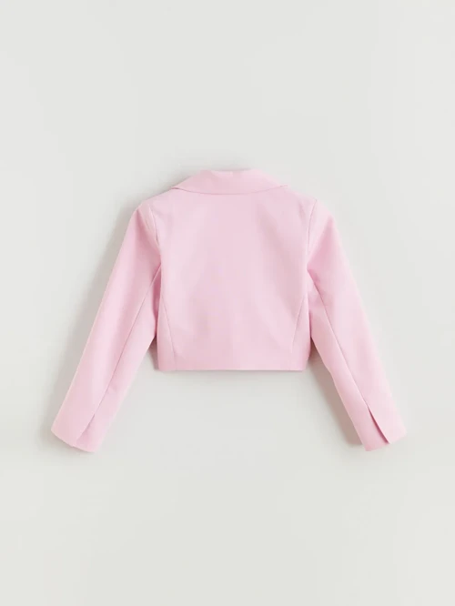 Pembe Kız Çocuk Blazer Ceket