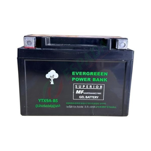 EVERGREEN YTX9A-SLA KURU AKÜ 12V9AH BAJAJ PULSAR NS200 RS200 DOMINAR D400 MONDIAL ZAT 150 SCOOTER YA