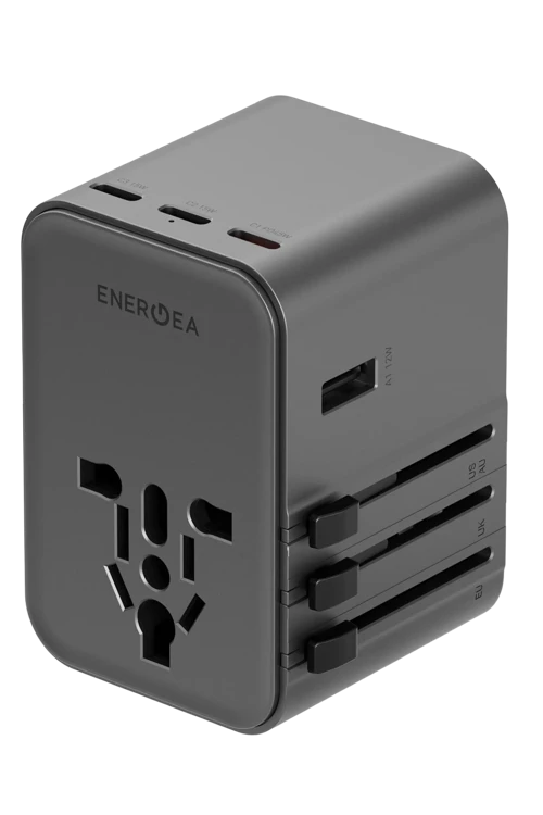 TravelWorld Universal GaN45 1 Adet 45W Type C 2 Adet 15W Type C ve 2 Adet 12W USB Çıkışlı PD Hızlı Şarj Aleti -