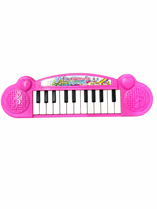 🎹 Mini Elektronik Oyuncak Piyano – Ilk Müzik Deneyimim Pembe 32 cm