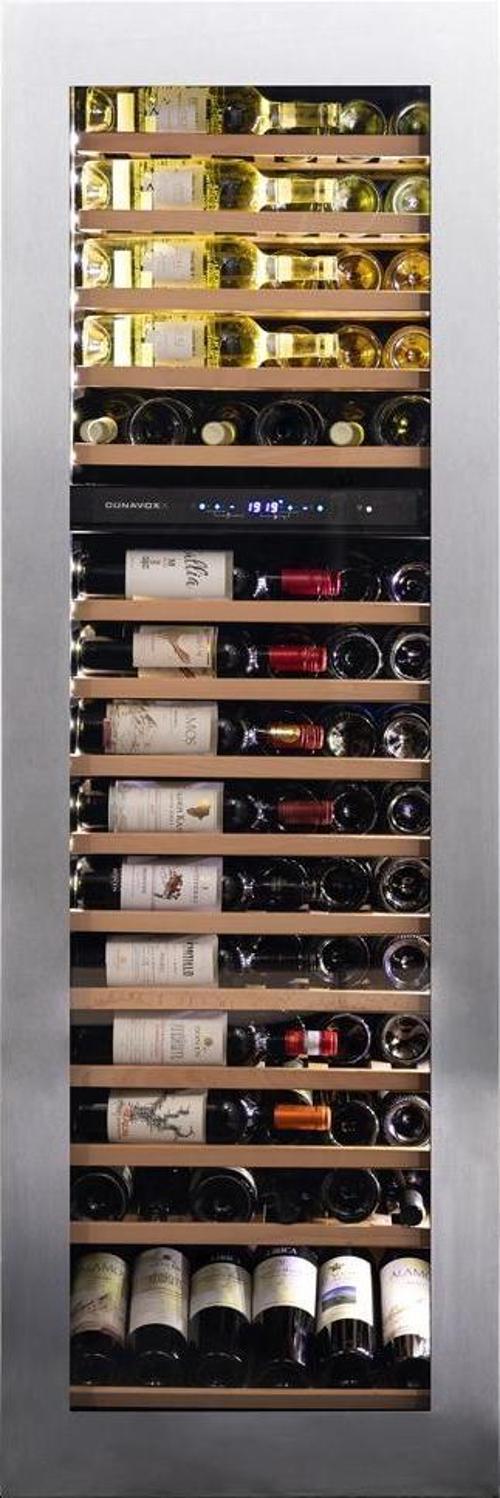 Glance-114 Gümüş Ankastre Şarap Dolabı - 114 Şişe Kapasiteli