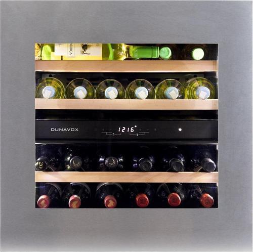 Glance-25 Gümüş Ankastre Şarap Dolabı - 25 Şişe Kapasiteli