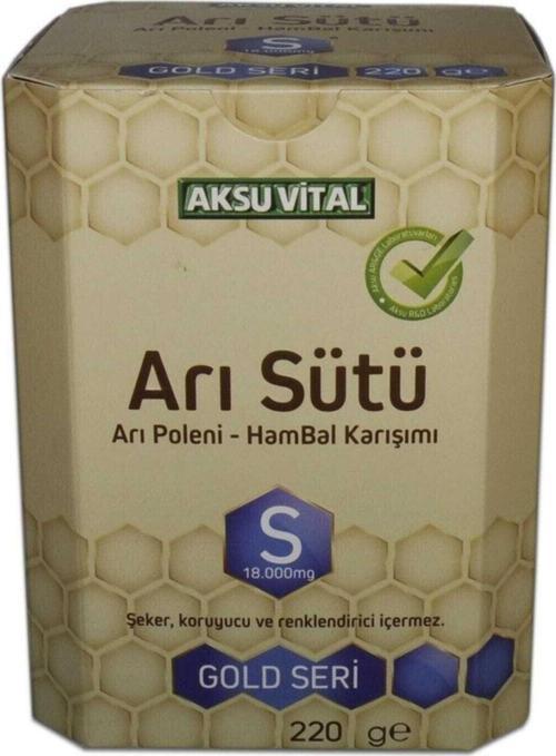 Arı Sütü Arı Poleni Ham Bal Karışımı 18.000mg 220gr
