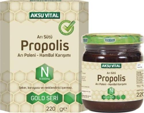 Arı Sütü Polen & Ham Bal Karışımı (8000 MG) 220 gr