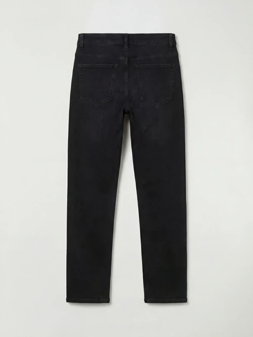 Siyah Regular Fit Erkek Çocuk Jean Pantolon