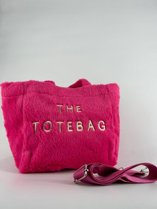 The Tote Bag Peluş El Ve Omuz Çantası