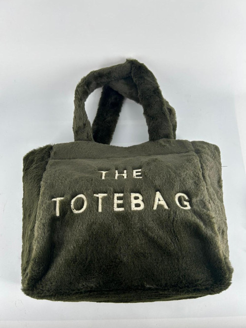 The Tote Bag Peluş El Ve Omuz Çantası