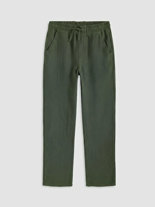 Yeşil Regular Fit Erkek Çocuk Pantolon