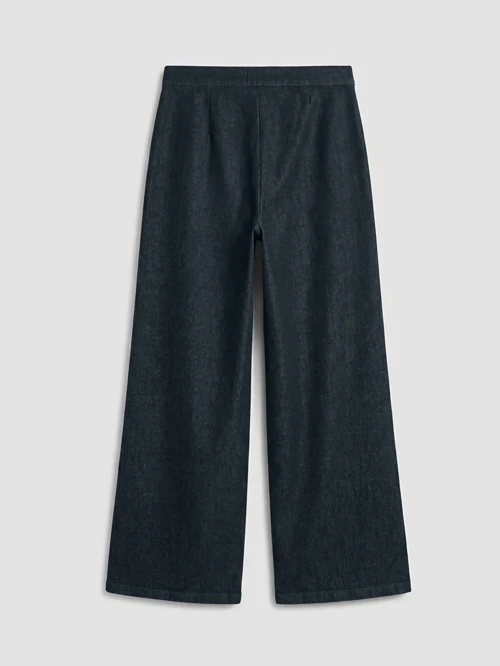 İndigo Wideleg Kadın Jean Pantolon