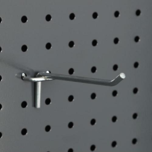 ® 100 Adet Delikli Panel Kancası.Aksesuar Kancası 20 cm-3.00 cm