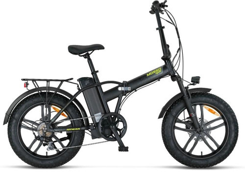 IGNERA-RR ELEKTRİKLİ KATLANIR BİSİKLET 420H HD 20 JANT 7 VİTES MAT SİYAH LIME