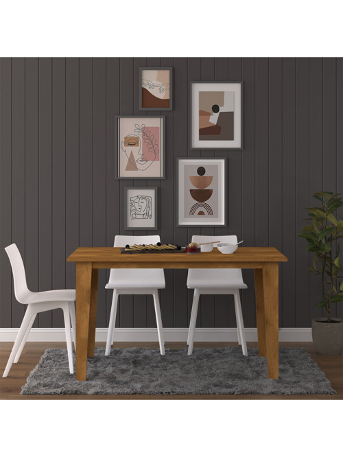 Modern Tasarım Yemek Masası %100 MDF Çok Amaçlı Çalışma Masası YM01