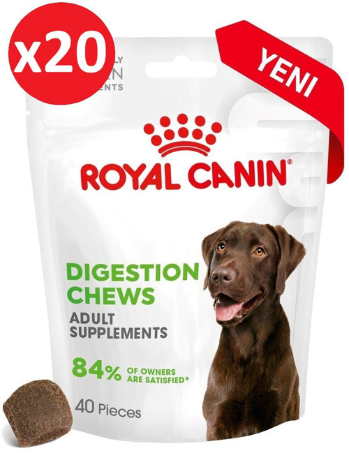 Yetişkin Köpekler İçin Sindirim Sistemini Destekleyen Ödül Maması 160g*20 Paket