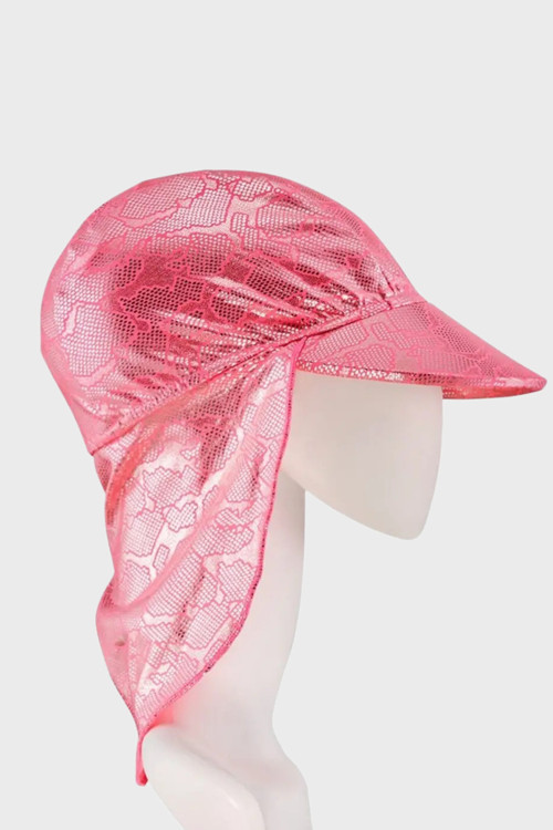 Serpina Fuchsia Junior Desenli UPF 50+ Korumalı Güneş Kız Çocuk Şapka SK2614000004 FUŞYA