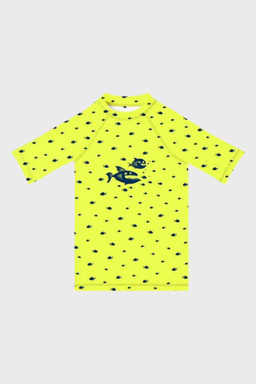 Chucky UV Korumalı Kısa Kollu Mayo Erkek Çocuk T Shirt ST2632000008 SARI