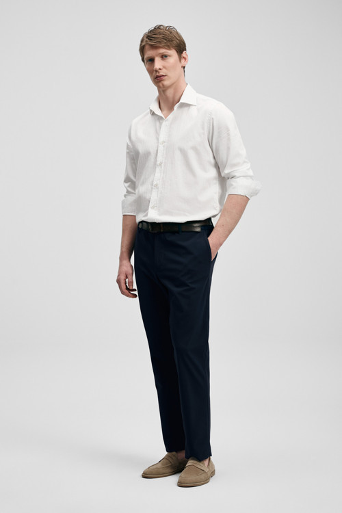 Remy Smart Erkek Chino Pantolon Slim Fit Lacivert