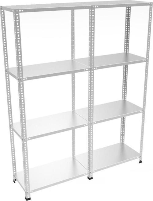 4 Katlı Duble Galvaniz Çelik Raf.depo,arşiv,dosya Rafı. 1.00 Mm-31x60-200 Cm