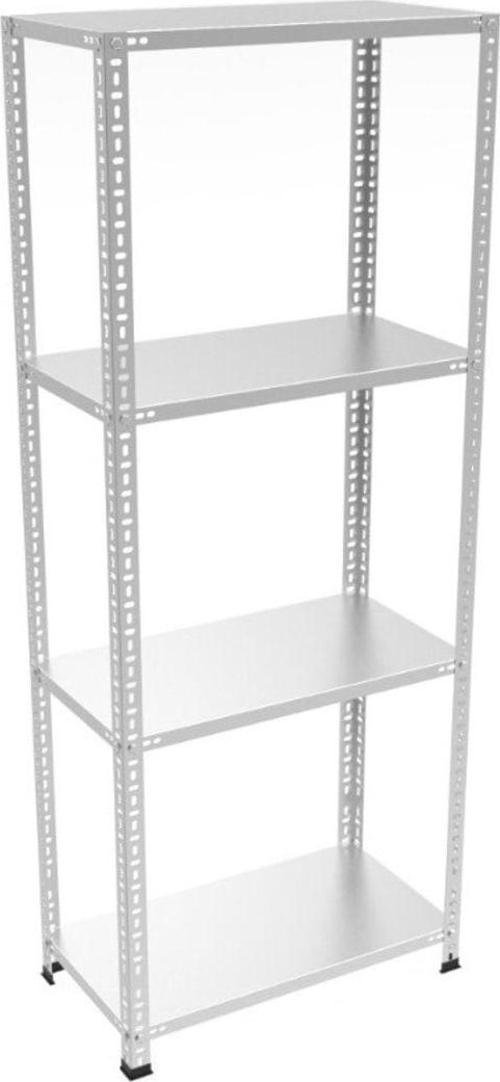 4 Katlı Galvaniz Çelik Raf. Depo, Arşiv, Dosya Rafı 1.50 Mm-31x75-200 Cm