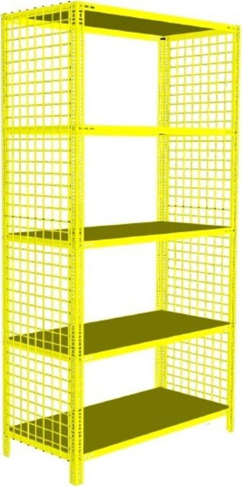 5 Katlı Renkli Tel Kafes Çelik Raf. Dekoratif Raf 31x93-sarı-200 cm