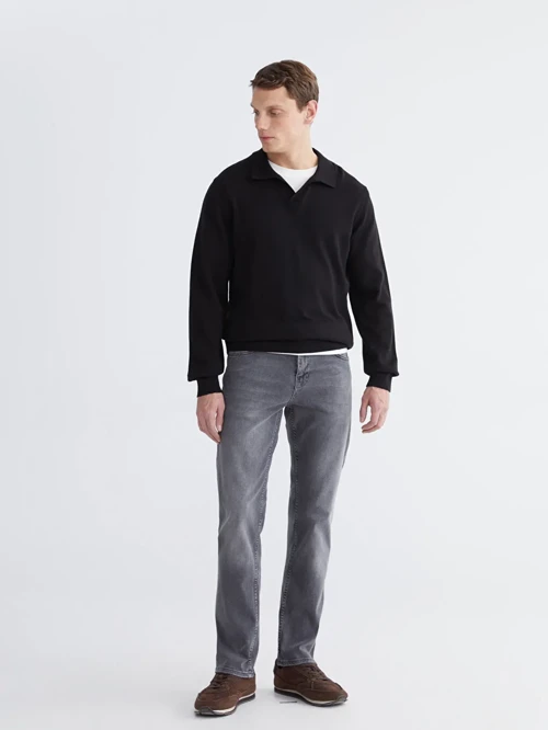 Gri 779 Regular Fit Erkek Jean Pantolon