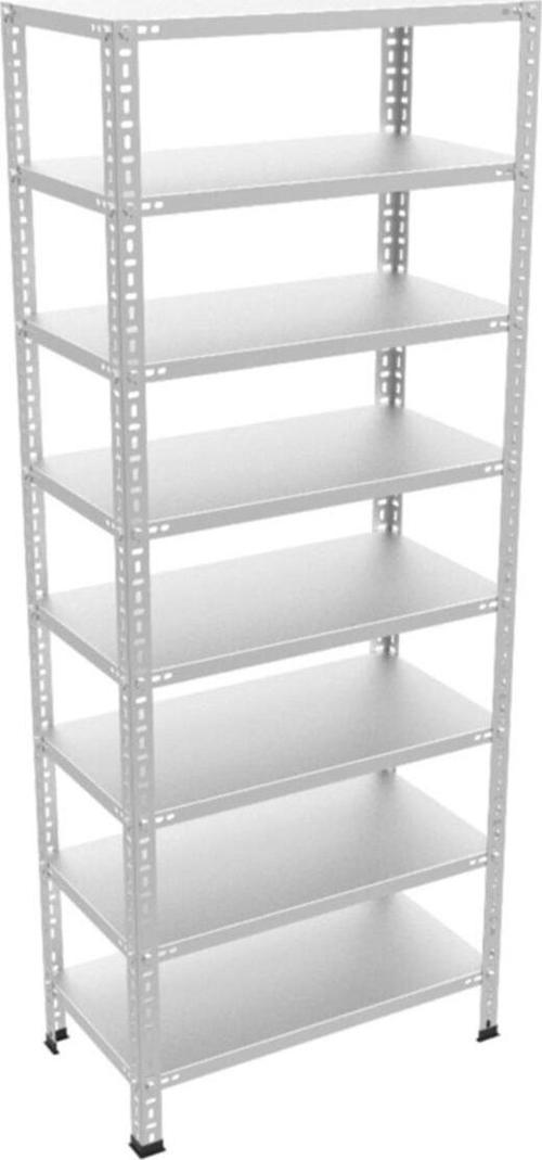 8 Katlı Galvaniz Çelik Raf 1.00 Mm-31x60-250cm