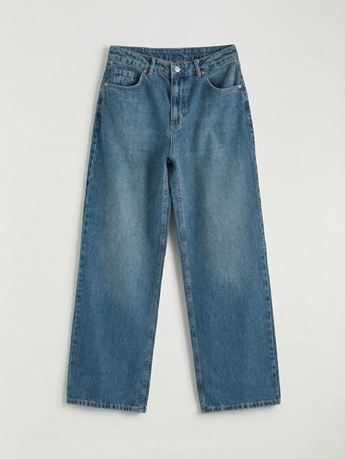 Mavi Wideleg Kadın Jean Pantolon