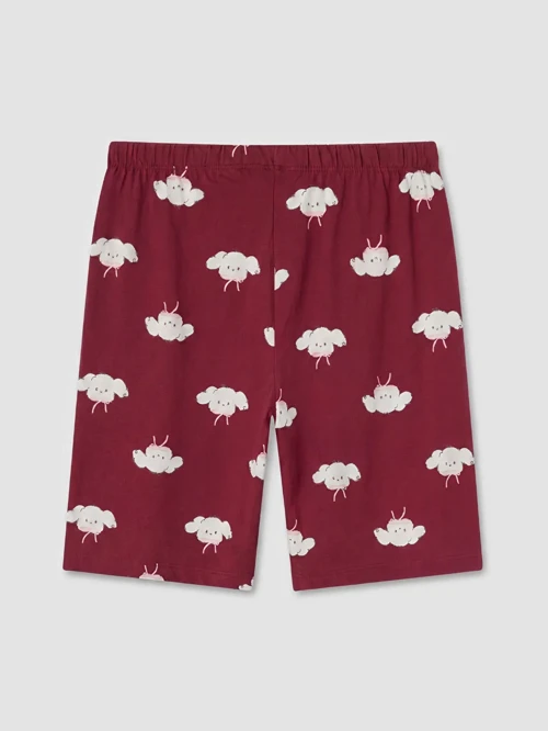 Ekru Desenli Kadın Pijama Altı 2'li