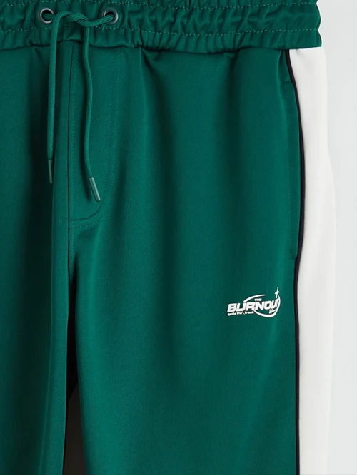 Yeşil Standart Kalıp Erkek Jogger Eşofman Altı