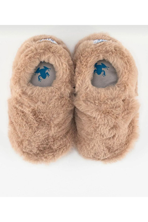 Kahverengi Kürk Barefoot Patik