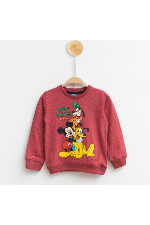 Çocuk Bordo Sweatshirt