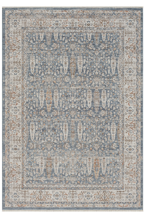 Peru Mavi Halı Salon Oturma Odası Çocuk Odası Yatak Odası Halısı 10207