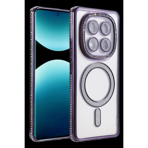 Note 15 4G Joke Simli Magneticsafe Kılıf - Derin Mor