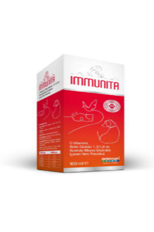Immunita 100 Ml Kedi Ve Köpek Bağışıklık Şurubu - Viral Ve Hastalık Koruyucu