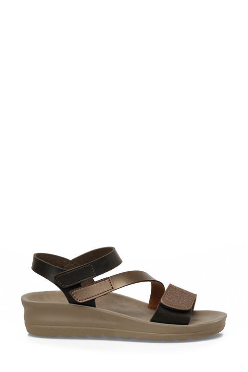 409106.Z6Fx Bronz Kadın Comfort Sandalet