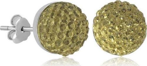 925 Ayar Gümüş Kristal Çivili Kadın Küpe