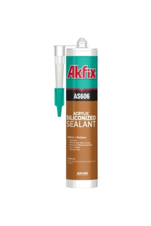 As606 Silikonize Akrilik Mastik 500 Gr Gri