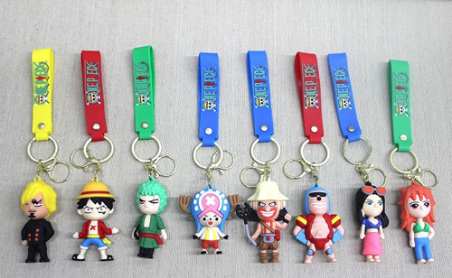One Piece Silikon Anahtarlık