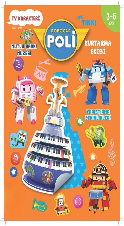 ROBOCAR POLİ ABONELİK YILDA 4 SAYI