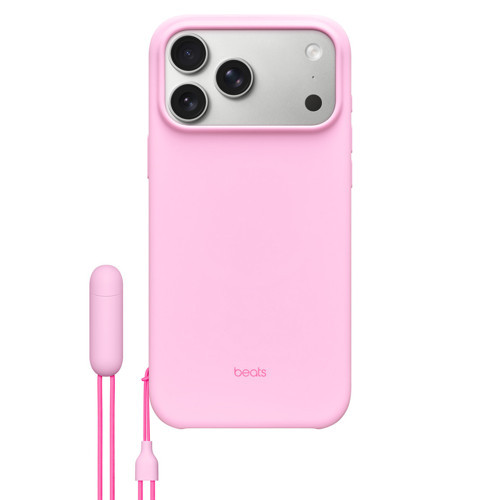 Magsafe Özelliği Ve Kamera Denetimi Düğmesine Sahip Beats İphone 17 Pro Max Kickstand Kılıfı - Çakıl Pembesi