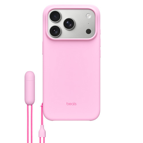 Magsafe Özelliği Ve Kamera Denetimi Düğmesine Sahip Beats İphone 17 Pro Kickstand Kılıfı - Çakıl Pembesi