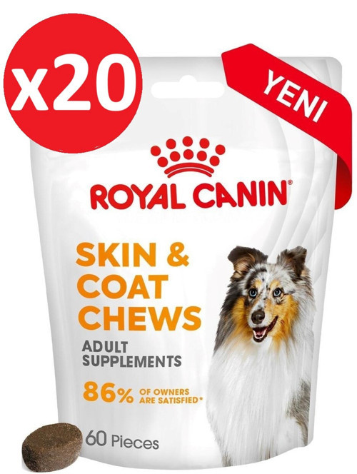 Deri ve Tüy Sağlığını Destekleyen Köpek Ödül Maması 240g*20 Paket