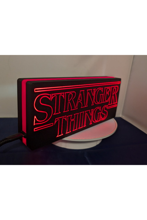 Stranger Things Logo Gece Lambası / Light Box