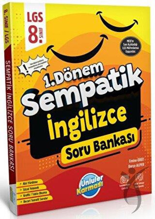 8. Sınıf LGS İngilizce 1. Dönem Sempatik Soru Bankası