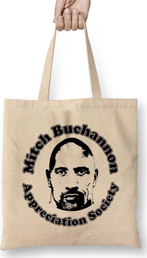 Baywatch Mitch Buchannon Appreciation Society The Rock Bez Çanta Uzun Saplı