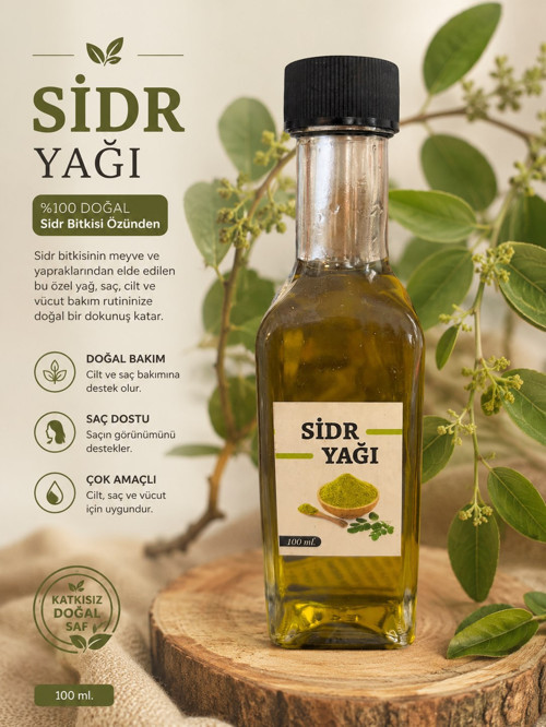 %100 Doğal Sidr Yağı 100 ml